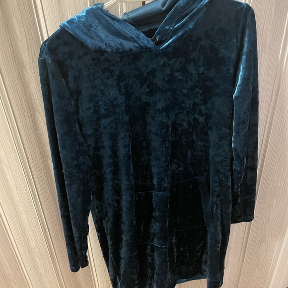 Velvet long sweater dress - Picture 2 of 2